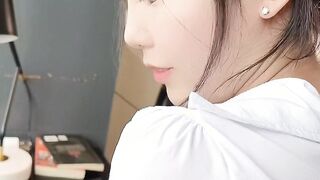 화끈하고 고상한 인터넷 연예인 미인 [Dou Niang Li Shi] 최신 커스터마이징 - 성기가 묶인 비서, 아름다운 성기가있는 기모노, 새 무늬, 최고의 유혹