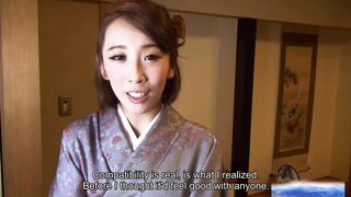 Aya Kisaki - Kimono lady Aya Kisaki is pleasured again and again