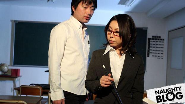 ⁣Minami Kitagawa - Hot teacher Minami Kitagawa sucks cock like a whore