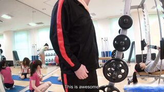 Yui Asano - Yui Asano is fucked at the gym by her trainer