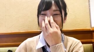 345SIMM-606 清純な見かけによらずいやらしすぎる系ちっぱいJ○が、長い舌で舐めて啜って極楽ご奉仕♪♪おじさんとの久しぶりなエッチでイキまくり&ハメ潮だだ漏れのマ