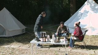 JUQ-017 町内キャンプNTR テントの中で何度も中出しされた妻の【閲覧注意】寝取られ映像 末広純