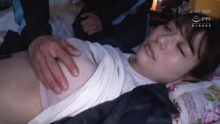 NHDTB-678 合宿中にイラマチオ夜這いされ逆らえず喉奥を犯された敏感女子〇生