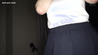 435MFCS-031 【ウブなのに変態！？テニスウェアがはち切れそうな美巨乳JD】「変態すぎて嫌われないかなって…」フェラも未経験の超ウブな後輩と飲み会を抜け出して初め