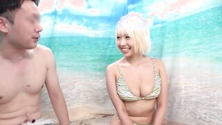 HJMO-510 湘南の海で出会った水着ギャルと一般デカチン男性が初対面マッチングCARで「素股オイルマッサージ」に挑戦！ 見知らぬ男女は快楽のあまり密着即ズボで中出しま