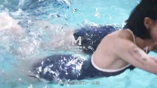【国内正規品】：MD-0242 好色女子水泳部～Yue Kelan Qin Kexin