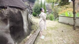 SUN-087 油塗(ヌルテカ)ごっくん露出 にこにこFカップ癒し系ちゃんと全身ヌルヌル…