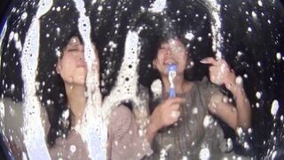 EVIS-471 W痴女に超絶淫語で唾責めされる僕