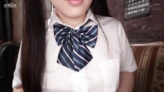 SCOP-777C 因為下豪雨同學的乳頭驚人般的超通透！！照著她的誘惑就這樣趁勢摸了胸部之後被同學襲擊的神展開！！就這樣無套抽插中出！！