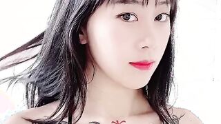 "최고의 젊은 모델 ✅물 없이 새어나온다"는 얼굴을 보여주러 가는 길! 문신을 한 가슴이 긴 인터넷 유명인 Yujie Zhangheyu가 건강에 해롭고 비공개 사진을 찍었습니다 ✅ diaosi의 여신 ~ 부자의 암캐