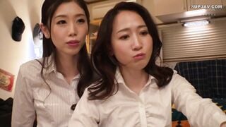 【モザイク破壊】JUL-902 Madonnaが誇る人気スレンダー専属 豪華ハーレム初共演！！ 「アナタの家、泊めてくれる？これ、上司命令よ？」終電逃した女上司2人がボク