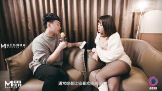 【國產精品】渡边传媒DB-011 搭讪黑丝小只马初次见面变炮友