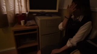 534IND-102 【個人撮影】顔を見られるのに抵抗のある制服女子③とP活_素顔を晒しながらぶっかけから中出しまでされる姿を完全配信