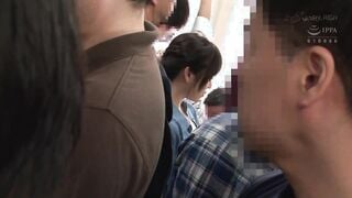 NHDTB-169 痴漢師に服の中で乳首をイジられ敏感すぎて抵抗できない美乳女
