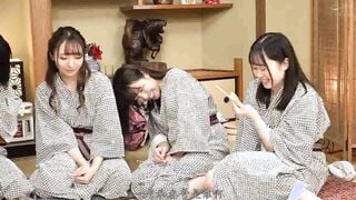 HUNTB-605C 在員工旅行時男生只有我一人和美人女子社員們的夢的國王遊戲大亂交！遠離日常，在溫泉住宿地點想不到的刺激色情體驗！3字頭女子社員…