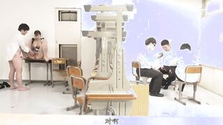 IQQQ-040C 已婚教師夏川亞由美在無法說話的高潮課堂上被淋濕10次