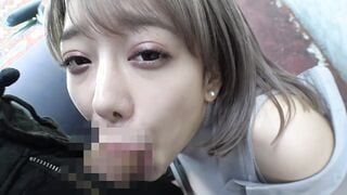 SUN-094 立ちション女子散歩 スレンダー美女が立ったままこっそり野ション出来る…