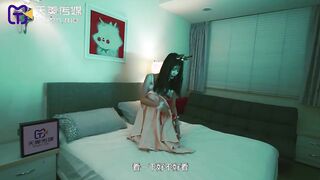 [국내 고품질 제품] Tianmei Media TMW112 레드 핑크 절친한 집에서 술을 마시고 대화하면서 섹스를 잊지 않습니다 - Chen Xihan