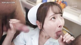 【モザイク破壊】IPZZ-013 着衣からは想像もつかないLcup爆乳でチ●ポも心も包み込んでくれる癒し系パイズリ挟射ナース 庵ひめか