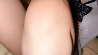 534IND-152 【個人撮影】P活で処女喪失させた美小女と奇跡の再会_卒業なので最後に制服姿でハメ撮り