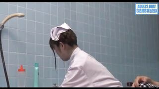 GETS-059C 傳聞的色情護士是真的！？幫病患洗澡害人勃起挑逗一下就可以內射她！