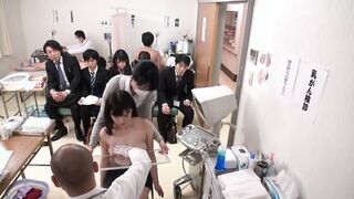SVDVD-578 羞恥！男女混合全裸精密検査 同僚が見ている前で体の穴という穴と乳房をじっくりと調べられる女子社員