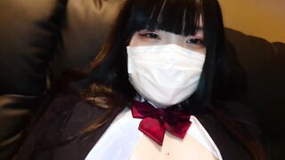 FC2-PPV-1363599 [個人影片] 與男同學做愛的大胸R-chan，舒適的身體握持，口交深入她的喉嚨，中出在一個非常緊的陰部[不，原始性，裡面