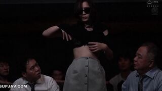 【モザイク破壊】JUR-250 背徳の寝取らせシアタールーム 低俗男たちの醜い肉棒で汚された貞淑妻ー。 沖宮那美