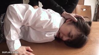 【モザイク破壊】HND-666 声出したら中に出すぞ！！追い詰め孕ませレ×プ～ストーカーに脅された制服女子～ 有村のぞみ