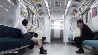 【モザイク破壊】DANDY-812 最終電車で痴女とまさかの2人きり!J○Ver向かいの座席でパンチラしてくる…