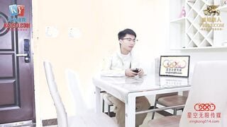 星空传媒XKVP001 舔狗的悲哀 心爱的女神 献身暴发户胯下呻吟 依颂