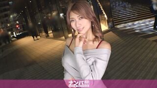 200GANA-3227 マジ軟派、初撮。 2184 【Gカップ×175cm】関西弁ゴリゴリ綺麗系エロ姉さんを渋谷ナンパ！エステサロン社長はセフレ多数の性欲モンスター！？