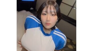 FC2-PPV-4719268 ※7/11まで1980pt【無】【主張が強すぎるGカップ×体操ユニ】透けテカ爆乳をピッチピチコスごしに責め尽くし大量中出し！！連続オーガズ