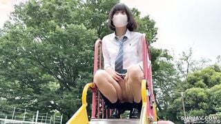 FC2-PPV-4722756 【個撮115】顔出し18歳の超スジパイパン 初撮りで青チェ野外露出スジ丸出しお散歩 レビュー特典でイッたらフェラで中出し後は大量逆流お掃除
