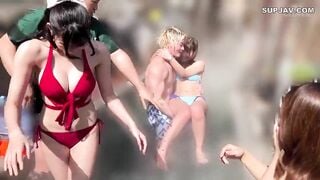 STCV-575 美乳&美尻が眩しすぎ！ノリノリな水着美女たちと飲んで吹いて乱パ4P！！『またイっちゃうっ…！』猛烈ピストンに失神寸前！？悶絶しながらも連続絶頂→入れ替わ
