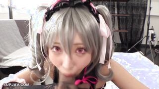 【モザイク破壊】COSX-084 無限潮吹きレイヤーを水着中二病アイドルコスで生ハメ！女神級ルックスのあやちゃん降臨！