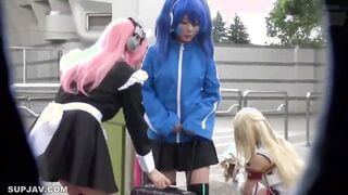 【モザイク破壊】ZUKO-067 イベント終わりのコスプレイヤーと中出し乱交