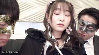 【モザイク破壊】DDH-329 【#病みバイト】メン地下の推しのためにSNSで見た高額バイトに応募したら金持ちのキモおぢ×3から大量に精子浴びてぴえん^^【しずぴ(20)