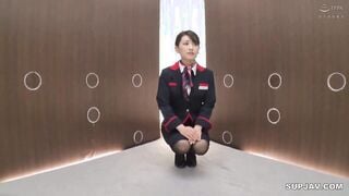 【モザイク破壊】DVDMS-405 一般男女モニタリングAV しごいてしゃぶってヌキまくり！！大手航空会社勤務の憧れのキャビンアテンダントが無数に生えた壁ち○ぽの即ヌキに