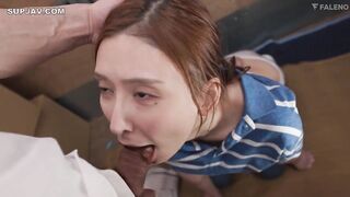 【モザイク破壊】FNS-024 運送業NTR熟練ドライバーたちに喉奥・膣奥突きまくる串刺し3Pでマ〇された若妻 藤井蘭々