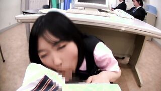 DMAT-124 無言逆痴漢 デスクの下で声の出せない濃厚フェラチオ