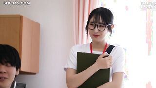 FTHTD-137 地味な隠れデカパイ新人看護師は押しに弱くてセクハラを断れないドＭちゃん。性欲が溜まった入院患者の性処理までもお世話しています