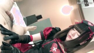 FC2-PPV-4749192 172cm美脚のあのコと、黒いエロナース服で踏まれてハメて中で出して
