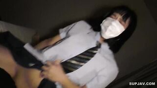 FC2-PPV-4749746 黒髪ショートでドMの女の●。人気コンカフェ嬢になる前のハメ撮り2回中出し。特典:ごっくんフェラ