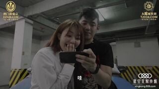 星空传媒XKVP106 销售女主播拜倒在金主爸爸的鸡之下 凯西