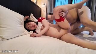 FC2-PPV-4752473 黒髪ロングの優等生。制服で中出ししたあとブルマに着替えて２回戦