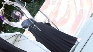 [Mosaic Destruction] SDAM-138 Kyudo Club Girls ○ Man Tsukino Aya สาวขี้อายที่มีผมสั้นที่ตกหลังจากถูกกำหนดเป้าหมายสำหรับร่างกายของเธอในขณะที่ฝึกซ้อม