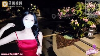 香蕉秀XJX0126 老司机调教暴露狂小妖精 小猫咪