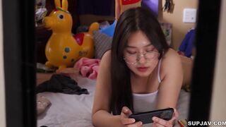 【モザイク破壊】FJIN-082 合算15発 親の再婚でできた義姉は喪女 だらしないのにエロすぎた無防備巨乳な姉に杭打ち中出しされた僕…御影れみ