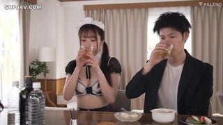 【モザイク破壊】FNS-070 妻が留守の時に限って誘惑してくるれろれろキス魔メイド 絵恋空